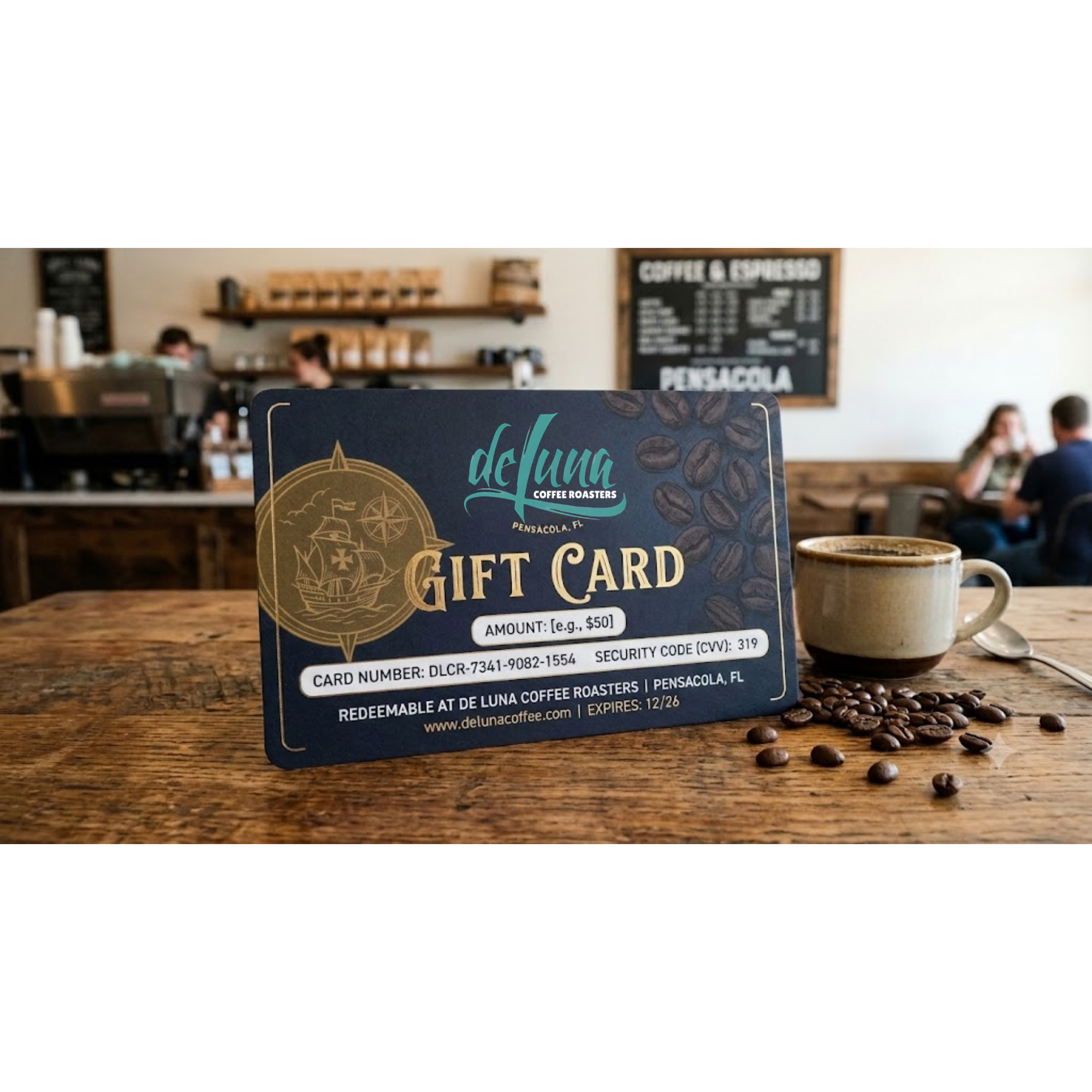 De Luna Coffee Gift Card